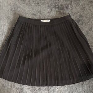 Reformation Lovell A-Line Pleated Skirt